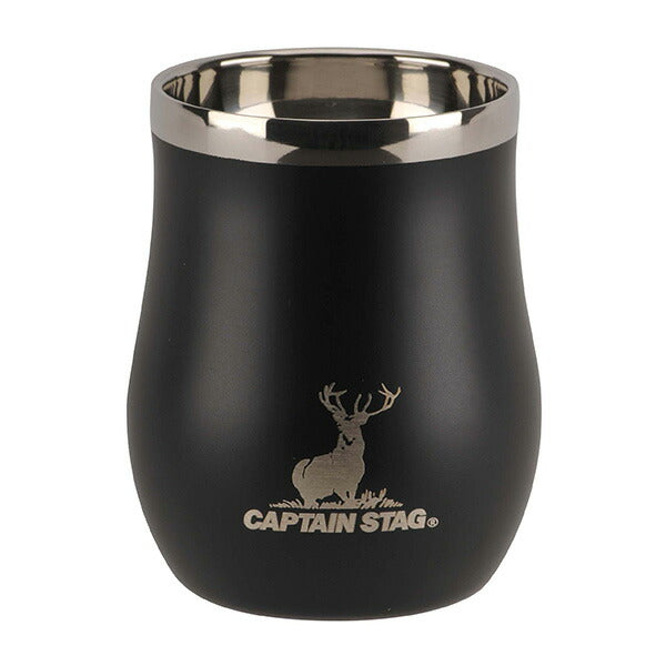 「香る」真空二重タンブラー240（ブラック）