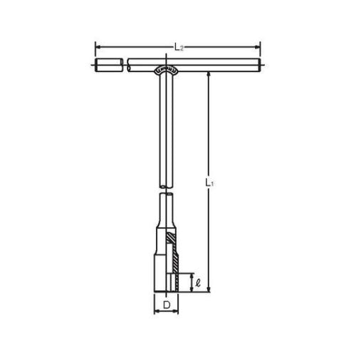 T型ロングボックスレンチ