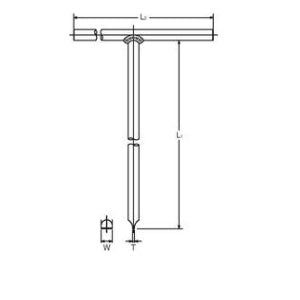 T型マイナスドライバー