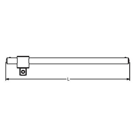 1/4sq T型スライトハンドル 全長75mm