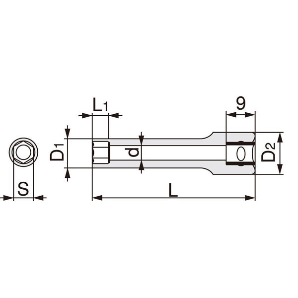 ディープソケット (6角)