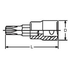 3/8sq トルクスビットソケットイジリドメ