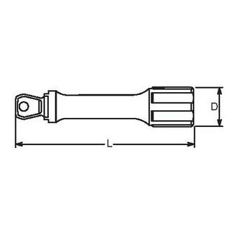 3/8sq オフセット エクステンションバー