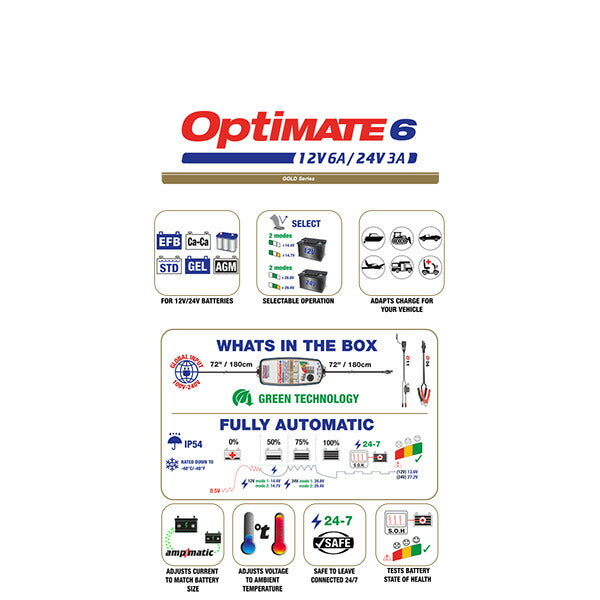 OptiMate 6 12-24V