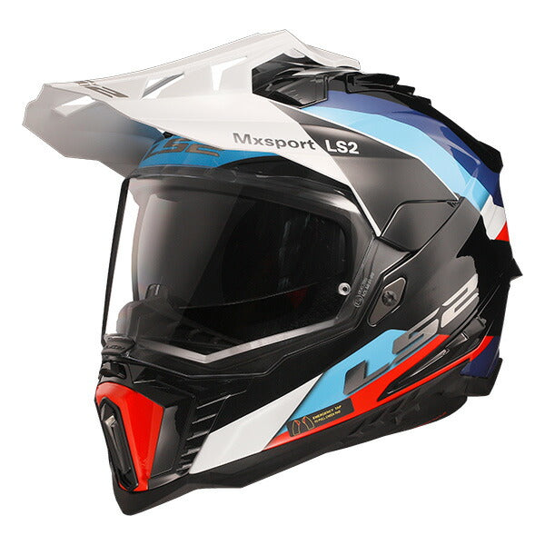 LS2 HELMETS:ヘルメット EXPLORER F FRONTIER BLACK BLUE Mサイズ