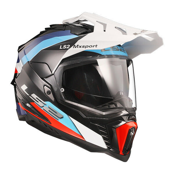 LS2 HELMETS:ヘルメット EXPLORER F FRONTIER BLACK BLUE Mサイズ