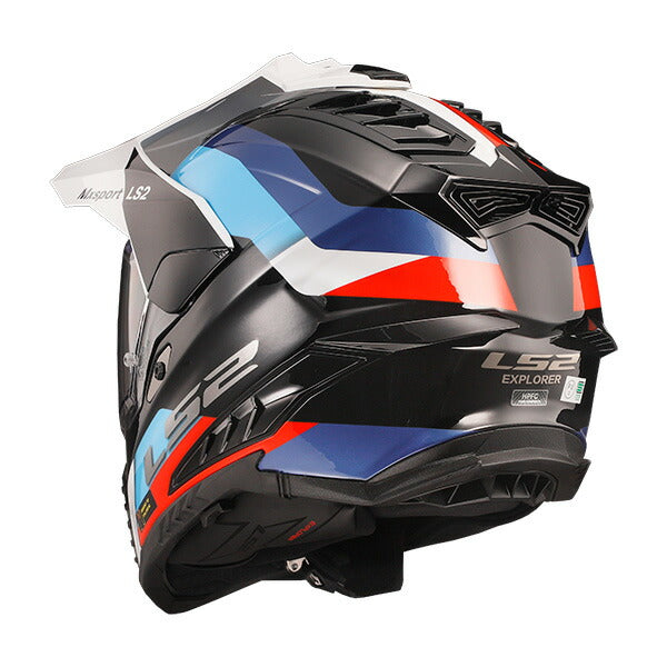 LS2 HELMETS:ヘルメット EXPLORER F FRONTIER BLACK BLUE Mサイズ