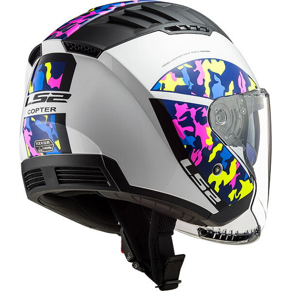 ヘルメット COPTER CRISPY WHITE YELLOW XXLサイズ