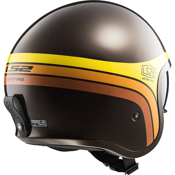 ヘルメット SPITFIRE BROWN ORANGE YELLOW Mサイズ