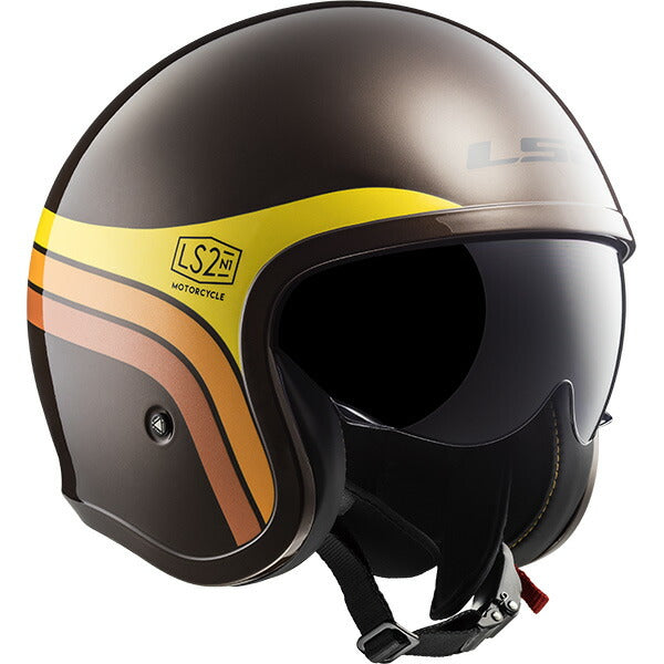 ヘルメット SPITFIRE BROWN ORANGE YELLOW Mサイズ