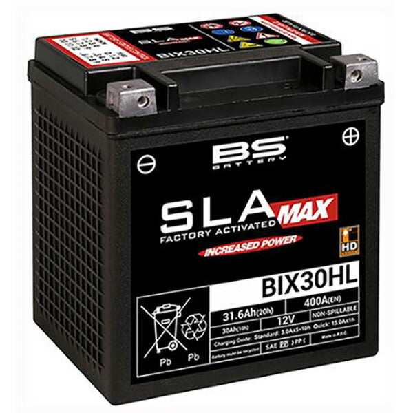 BSバッテリー BIX30HL SLA-Max(液入充電済) 