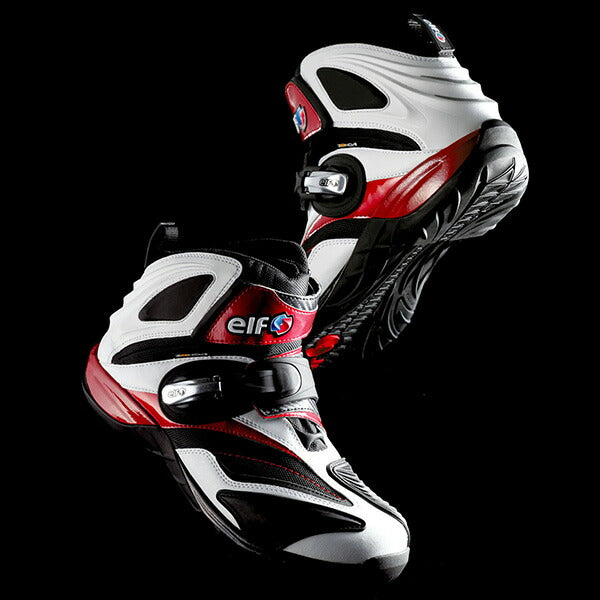 elf ライディングシューズ　シンテーゼ14  ホワイト/レッド 28cm