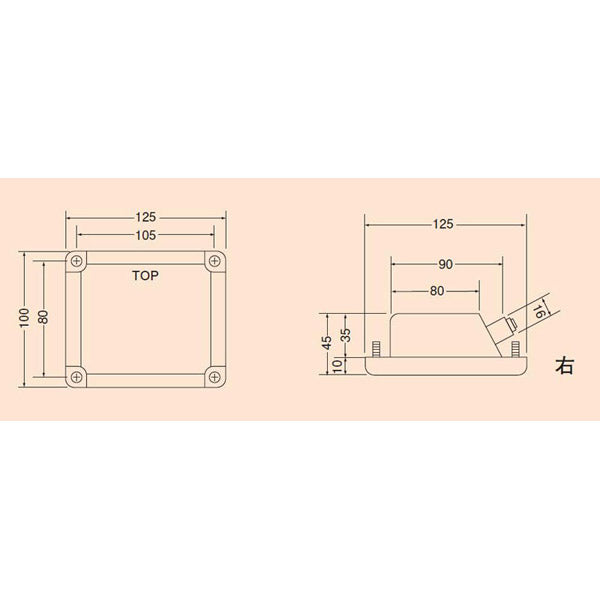 中間サイドターンシグナルランプ バス用 右 24V 25W