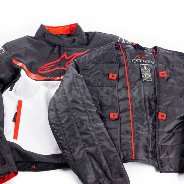 T-SP S WATERPROOF JACKET ASIA 1030 BLACK RED FLUO L