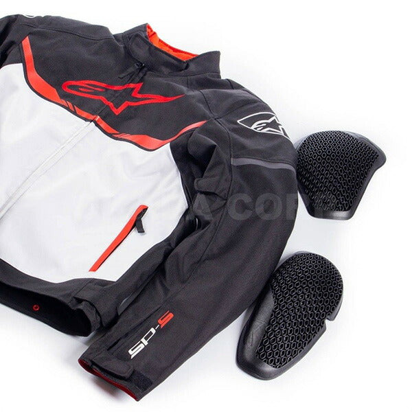 T-SP S WATERPROOF JACKET ASIA 1030 BLACK RED FLUO L