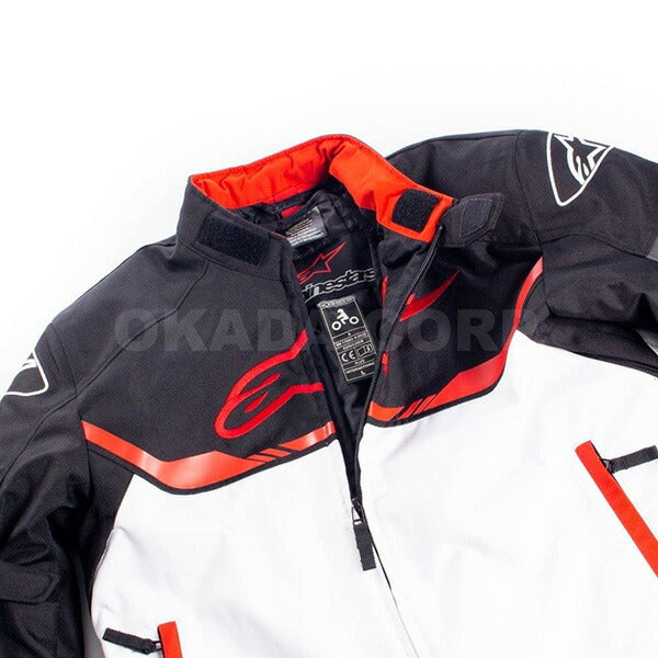 T-SP S WATERPROOF JACKET ASIA 1030 BLACK RED FLUO L