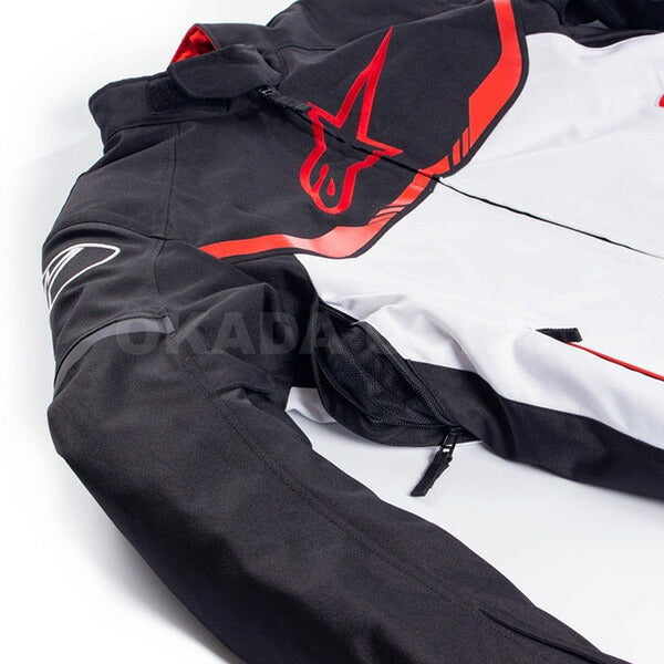 T-SP S WATERPROOF JACKET ASIA 1030 BLACK RED FLUO L