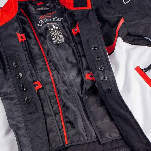 T-SP S WATERPROOF JACKET ASIA 1030 BLACK RED FLUO L