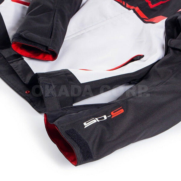 T-SP S WATERPROOF JACKET ASIA 1030 BLACK RED FLUO M