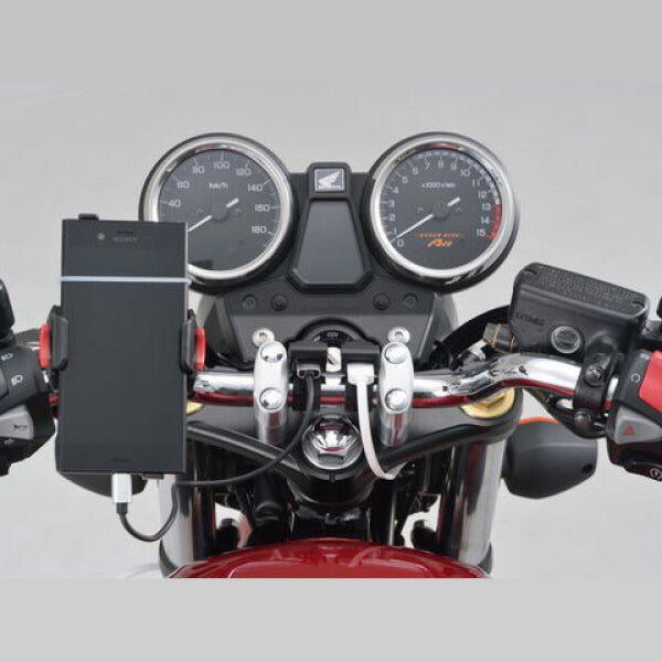 バイク専用電源メインキー連動USB