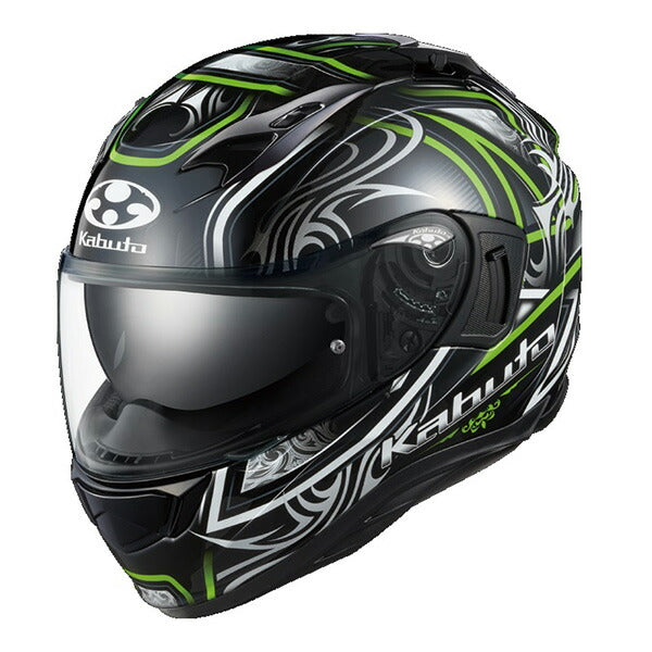 OGK（オージーケー）:KAMUI 3 JAG ブラックグリーン S 4966094596729【4～6営業日以内に発送予定（欠品等除く）】