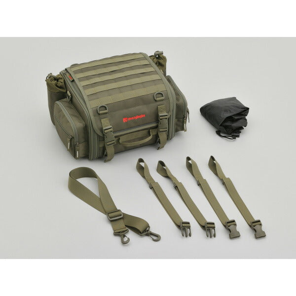 テイク様 DAYTONA（デイトナ）:DH-762 ツーリングシートバッグBASIC グリーン S