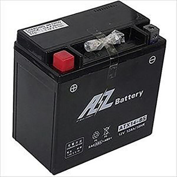 ATX14-BS モーターサイクル用　鉛バッテリー　液入り充電済み