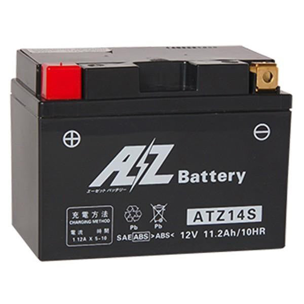 ATZ14S モーターサイクル用　鉛バッテリー　液入り充電済み