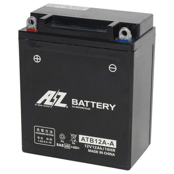 ATB12A-A-SMF モーターサイクル用　鉛バッテリー　液入り充電済み