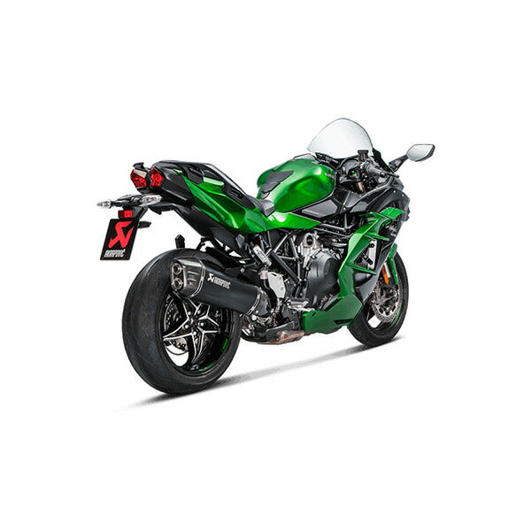 スリップオンライン チタン ブラック JMCA Ninja H2 SX/SE