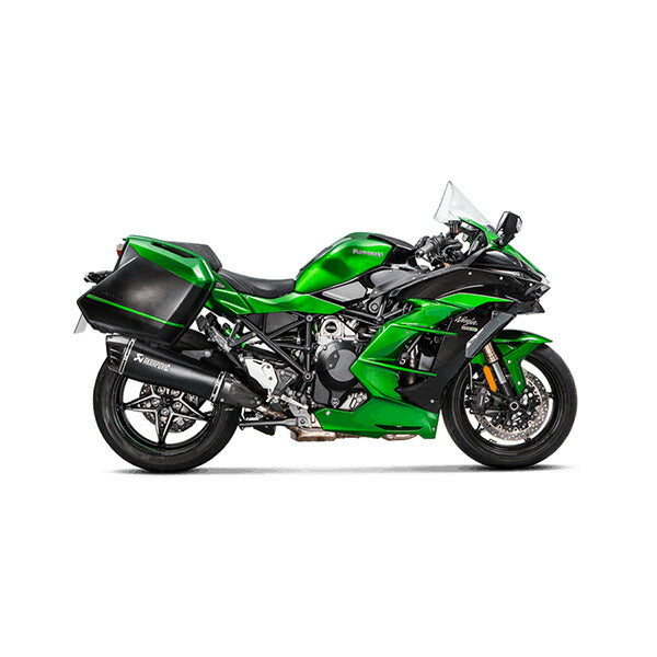 スリップオンライン チタン ブラック JMCA Ninja H2 SX/SE