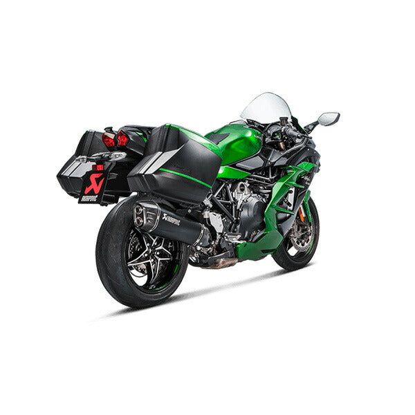 スリップオンライン チタン ブラック JMCA Ninja H2 SX/SE