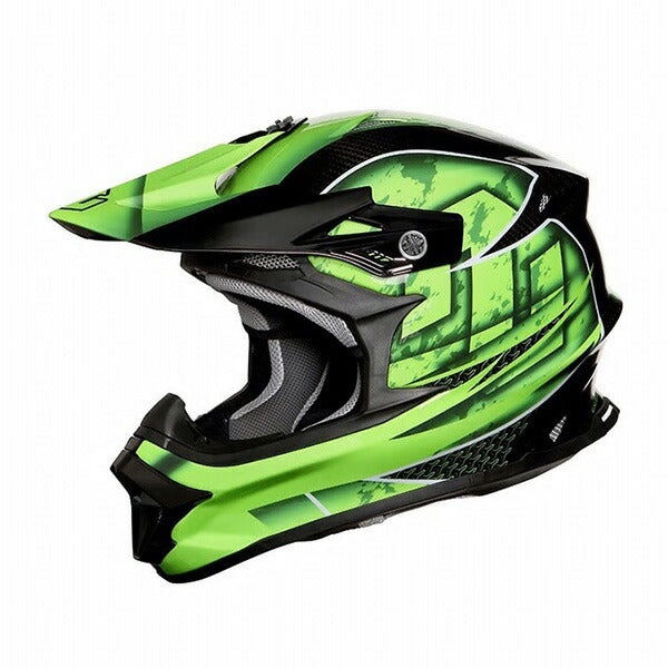 ZEALOT ﾍﾙﾒｯﾄ MadJumper2 CARBON HYBRID STD GRAPHIC GREEN #S