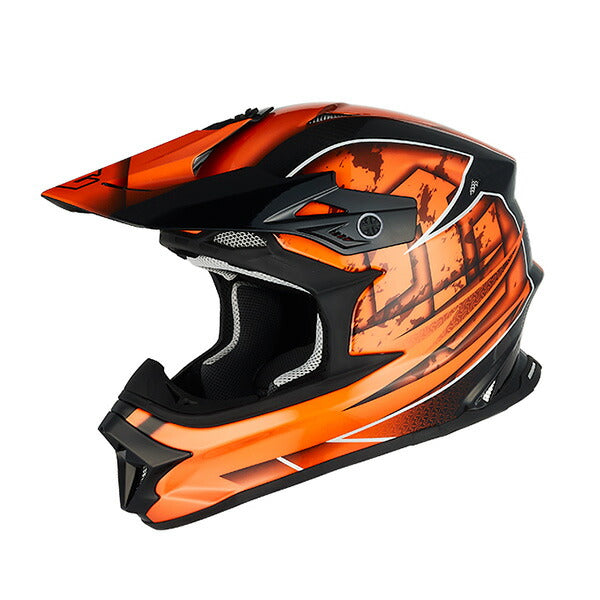 ZEALOT ﾍﾙﾒｯﾄ MadJumper2 CARBON HYBRID STD GRAPHIC ORANGE #XL