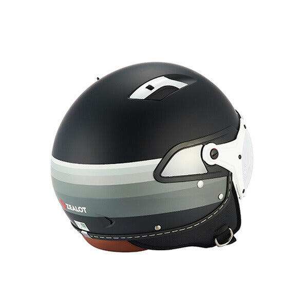 ZEALOT ﾍﾙﾒｯﾄ JillRide2 InnerShield Jet MATT BLACK/GRAY #XS