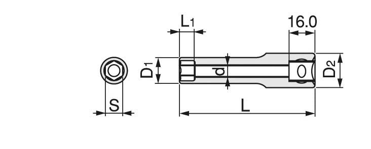 ディープソケット（6角）