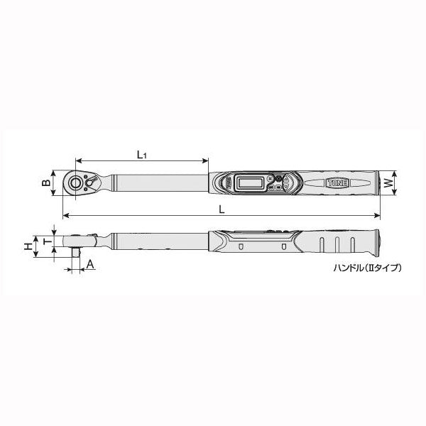 TONE（トネ）:ラチェットデジトルク T4DT340H【1～3営業日以内に発送